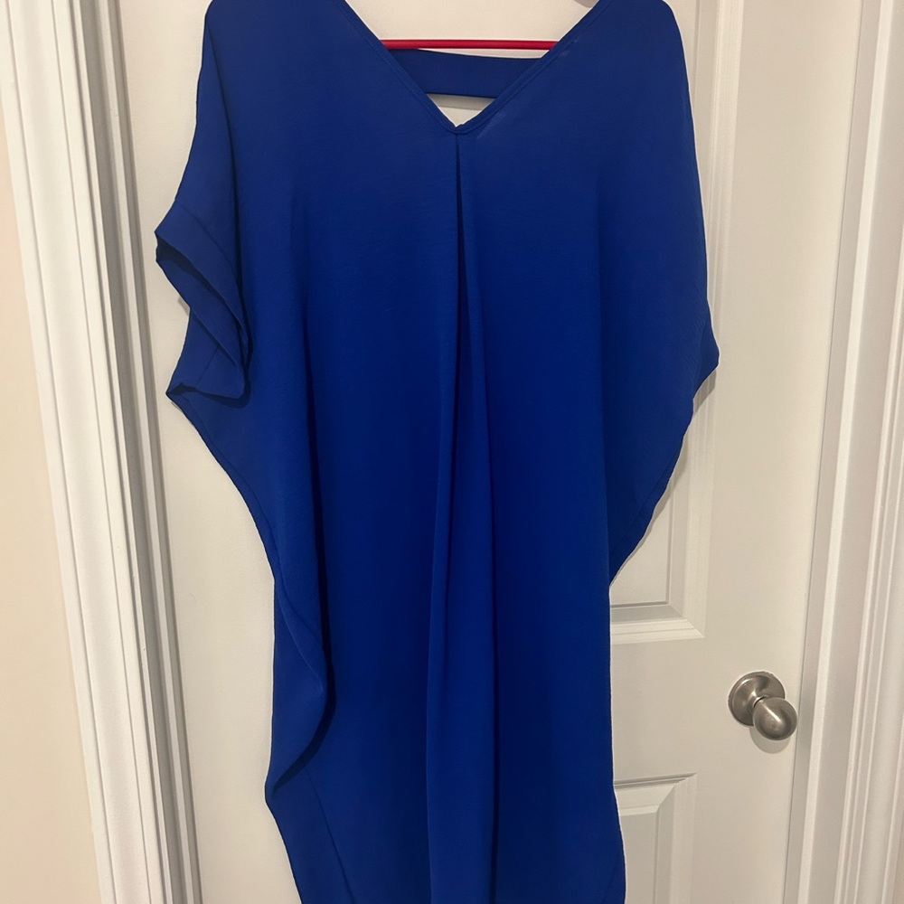 XL blue dress